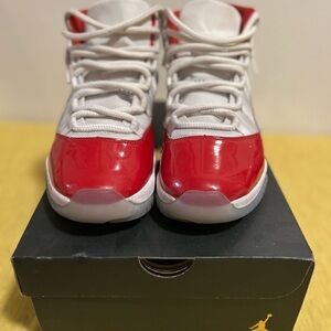 Red and White Sneakers